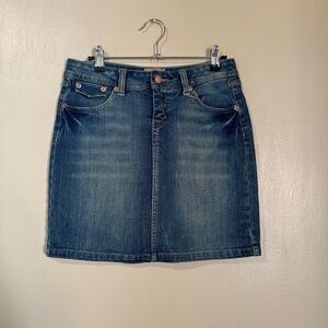 Vintage No Boundaries denim mini skirt